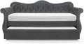 Modern Luxury Upholstery Crystal Tufted Trundle by MatrixFurnitureGroup