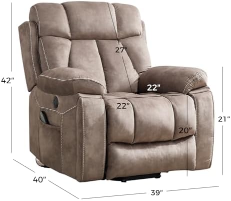 CANMOV Large Power Lift Recliner Chairs - Image 2