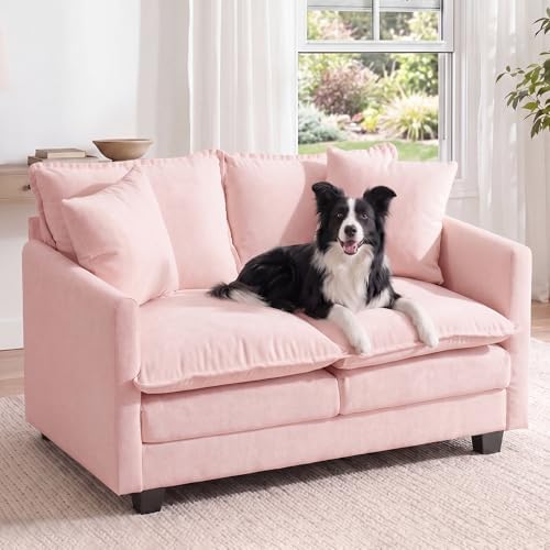 2-Seater Cloud-Like Loveseat Sofa by Unknown