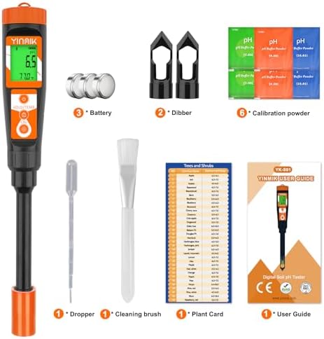 Digital pH Meter for Soil, YINMIK Soil pH Tester for Potted Plants - Image 6