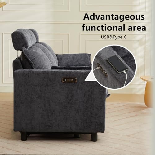 GUEAPY Cloud Couch Power Reclining Sofa Loveseat-Oversized Reclining Sectional - Image 6