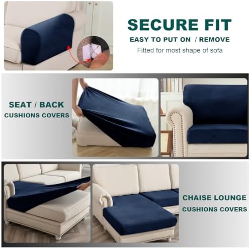 UNBBRRL Stretch Sofa Seat Cushion Cover - Image 3