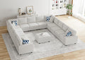 Legend Vansen Oversized Modular Sectional Sofa, U/L‑Shaped Reversible Couch by LLegendVansen