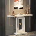 Tribesigns Modern Console Table, 40 Inches Faux Marble Sofa Table, Contemporary by Tribesigns