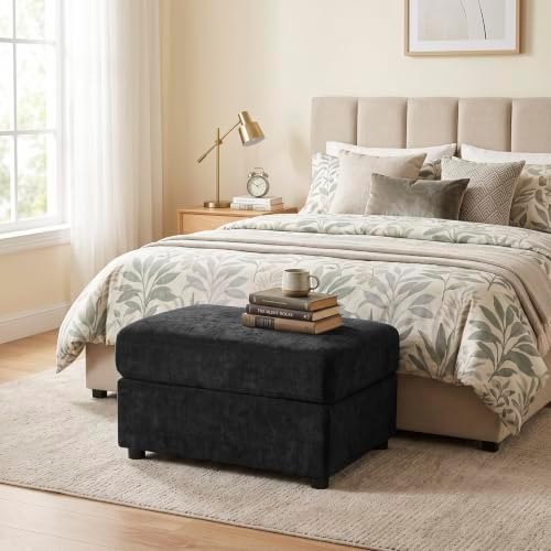 31'' Modern Chenille Ottoman for Sectional Sofa - Image 4
