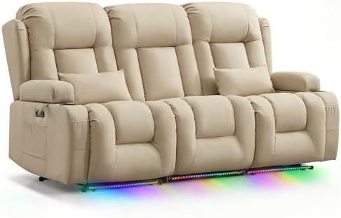 TUNYI Power Loveseat Recliner Sofa by Becomesyourhomepartner