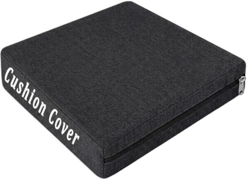 Reversible Linen Chair Cushion Covers by Unknown
