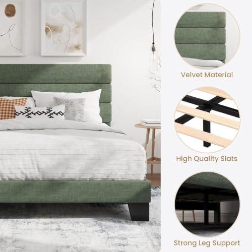 SHA CERLIN Cal King Platform Bed Frame - Image 6