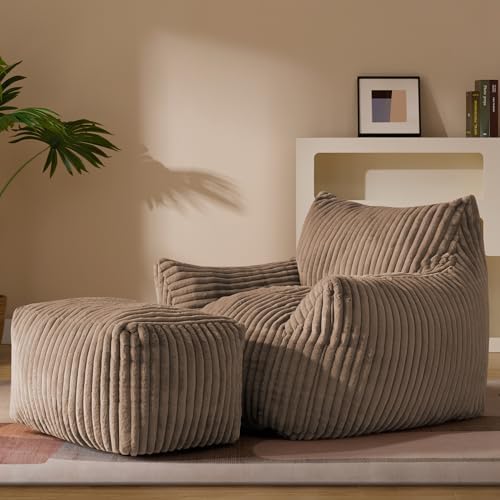 Gericco Oversized Bean Bag Chaise Lounge Chair by Gericco