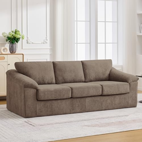 89" Boneless 3 Seater Sofa, Modern Cloud Couch by UMBFUN