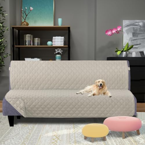 U-NICE HOME Futon Sofa Covers 68''Armless Couch Cover - Image 2