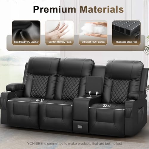3 Seat Recliner Sofa and 2PC Recliner Chairs - Image 5