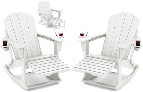 KINGYES Adirondack Rocking Chair Set of 2 by KINGYES