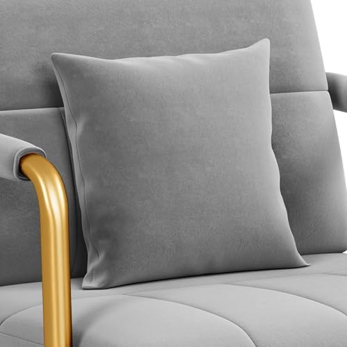 Yaheetech 30" Accent Chair Velvet Armchair - Image 7
