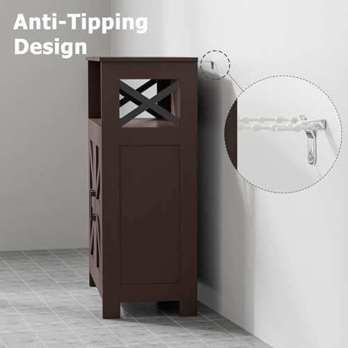 Homhedy Farmhouse Bathroom Storage Cabinet - Image 6
