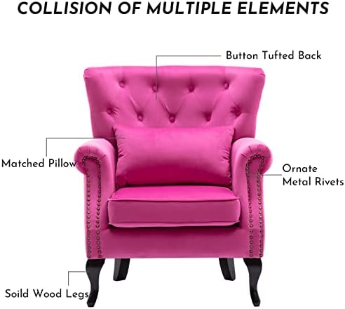 LZAREAL Accent Reading Arm Chairs - Image 3