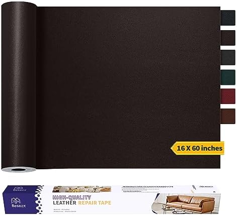 Leather Repair Patch Tape Kit, Self Adhesive Leather Repair by Besezx