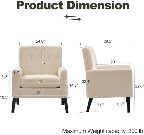 Mid Century Modern Accent Chairs, or Waiting Room - Image 2