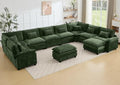 Oversized Modular Sectional Sofa Set, Convertible Deep Seat Cloud Couch by Unknown