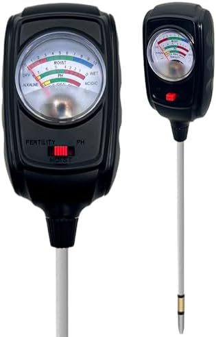 Soil Tester, 3 in 1 Soil Moisture/Nutrient/Soil PH Tester Kit by Soonkoda