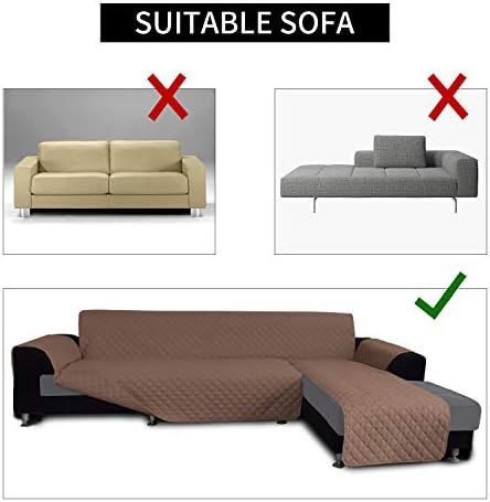 Easy-Going Reversible L-Shape Sectional Couch Cover - Image 4