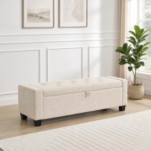 Huatean Home 43" Ottoman with Storage by huateanhome