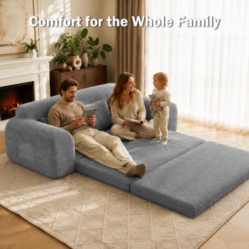 Fold Out Chair Bed, Folding Sofa Bed, 2 in 1 Convertible Sleeper Chair Bed - Image 5