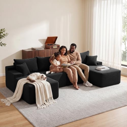 Mangodan Cloud Sectional Couch, Boneless Couches - Image 2