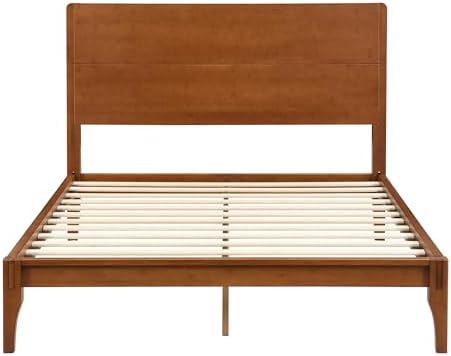 Merax Full Size Bamboo Platform Bed Frame - Image 6