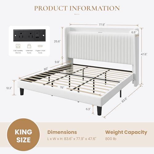 SHA CERLIN King Size Velvet Bed Frame - Image 2