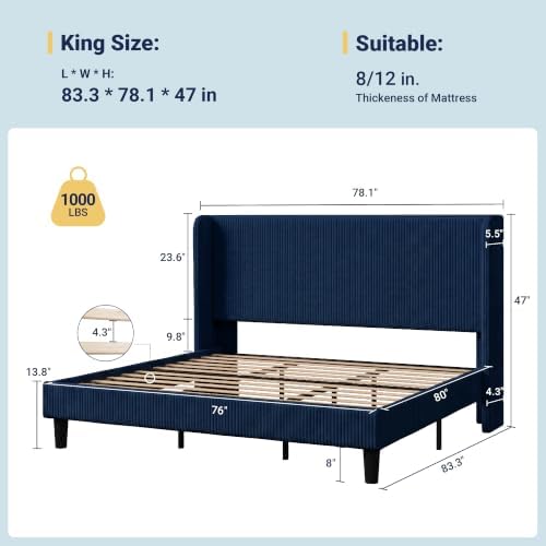 Allewie King Size Platform Bed - Image 2