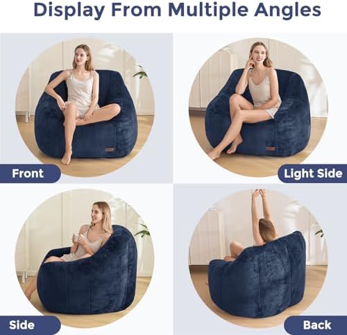 MAXYOYO Bean Bag Chair, Comfy Bean Bag Sofa - Image 4