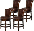 Maven Lane Pullman Counter Stool, Dark Brown Solid Frame by Unknown