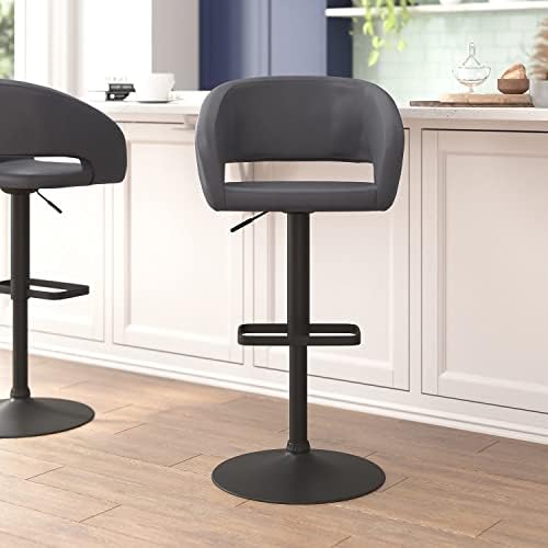 Flash Furniture Vinyl Adjustable Barstool - Image 2
