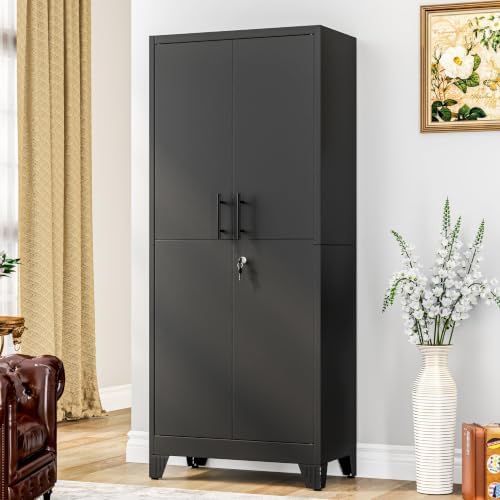 GAIOUS 71" Tall Metal Pantry Storage Cabinet - Image 2