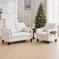 51'' Small Sofa Sets, 2-Seater Linen Fabric Couch by Unknown