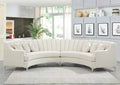 Legend Vansen Semicircle Modular Curved Velvet Sectional Sofa, 141.34”Oversized by LLegendVansen