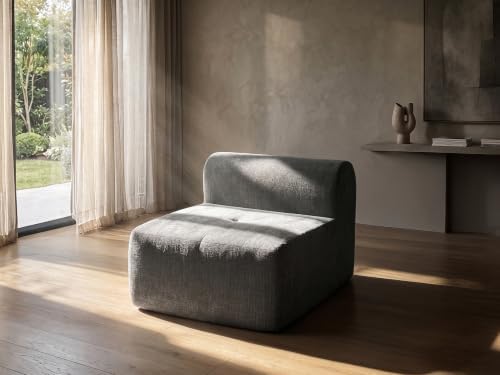 37" Oversized Boneless Couch, Comfort Cloud Sectional Couches by VYUXWO