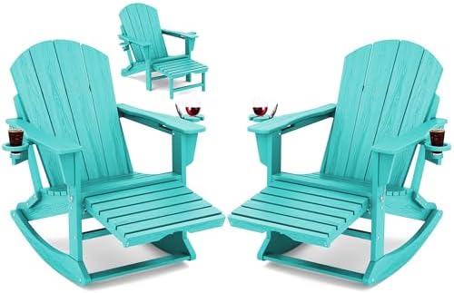 KINGYES Adirondack Rocking Chair Set of 2 by KINGYES
