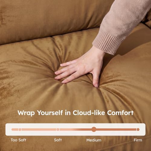 119" Modular Sectional Cloud Sofa, No Assembly High Back Boneless - Image 6