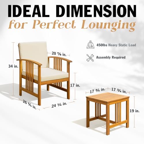 Idzo Wood Club Chairs Set 2 - Image 5