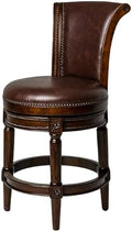 Maven Lane Pullman Counter Stool, Dark Brown Solid Frame by Unknown