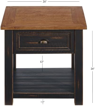 Martin Svensson Home Monterey Solid Wood End Table - Image 2