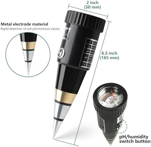 Soil PH Meter, Soil Moisture Sensor Meter, Soil PH Tester Gardening Tool Kits - Image 2