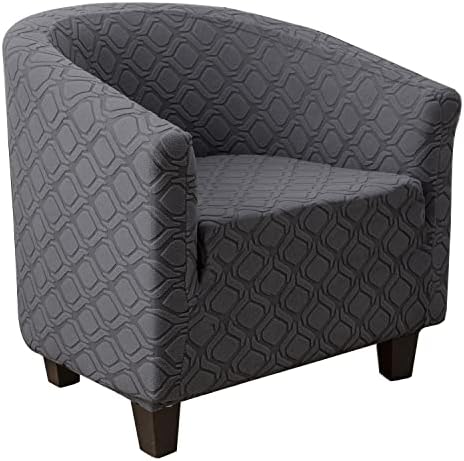 MIFXIN Tub Chair Slipcover 1 Piece Stretch Club Chair Cover Spandex Elastic by MIFXIN