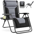 Sweetcrispy Oversized Padded Zero Gravity Lounge Chairs, Outdoor Recliner by Sweetcrispy