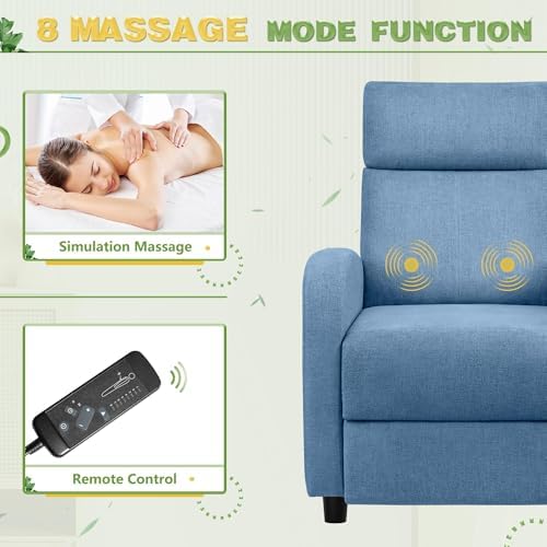 Furniwell Massage Recliner Chair - Image 6