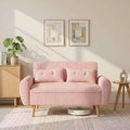 Shintenchi 48'' Loveseat Sofa, Mid-Century Modern Upholstered Couch Deep Seat by Shintenchi%7CFurnitureMadeforRealLife