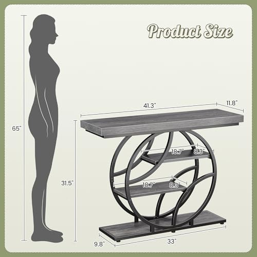 Huuger 41.3 Inch Entryway Table, Console Table - Image 2