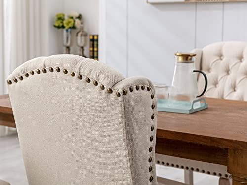 Upholstered Dining Chairs Set of 2 - Image 6